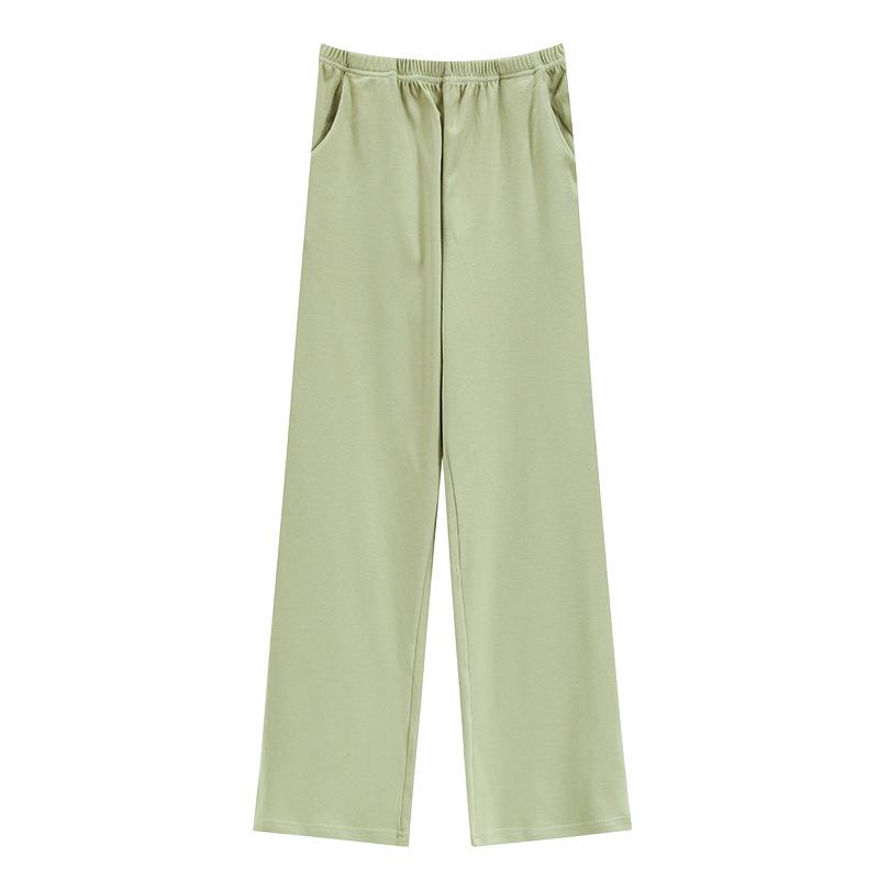 Women's Pure Cotton Loose Sleep Pants - Lightweight for Spring, Summer, and Autumn with Plus Sizes, Suitable for Casual Home or Outdoor Wear.