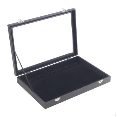 Elegante porta-joias de veludo para mulheres - Solução de armazenamento de colar elegante