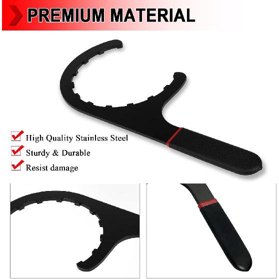 61060 Diesel Fuel Filter Wrench for Paccar, 4.5" Fuel Filter Removal Tool for Kenworth, Peterbilt and Cummins Diesels C-shaped Oil Filter Wrench