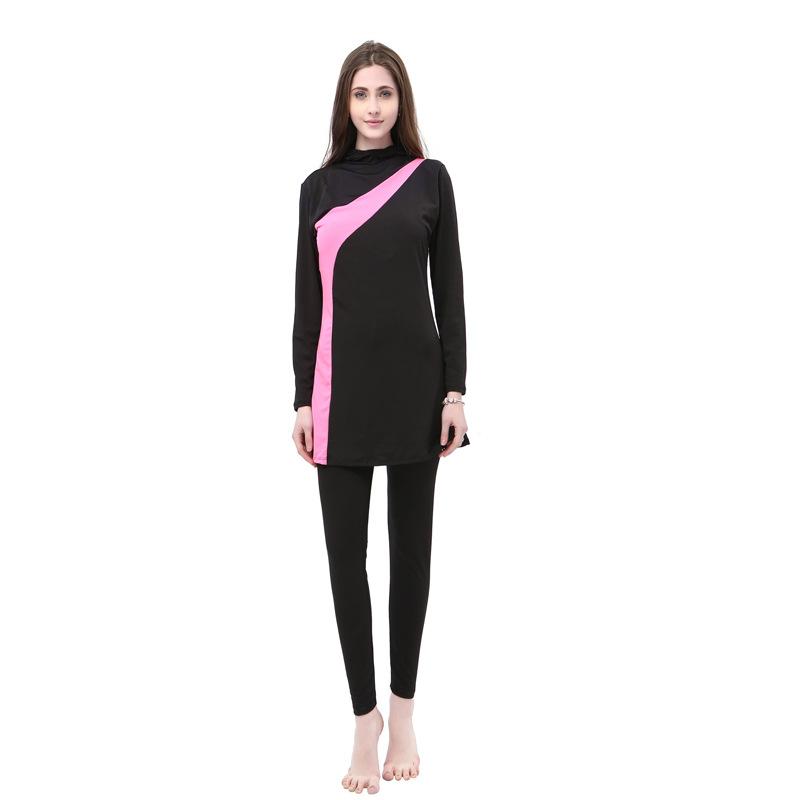 Womens Muslim Modest Islamic Full Cover Burkini Beach Swimming Costume Swimwear