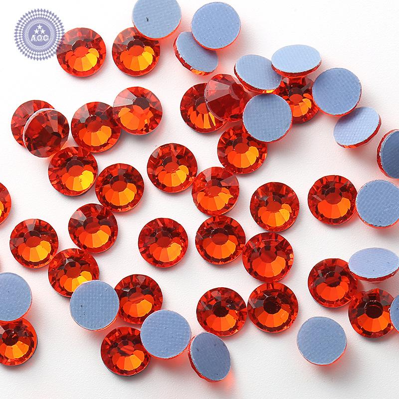 Color Summary Clothes Imitation Austrian Hot Diamond Clothes Diamond Dance Clothing Diamond Xiuhe Clothing Diamond Flat Bottom Diamond Accessories