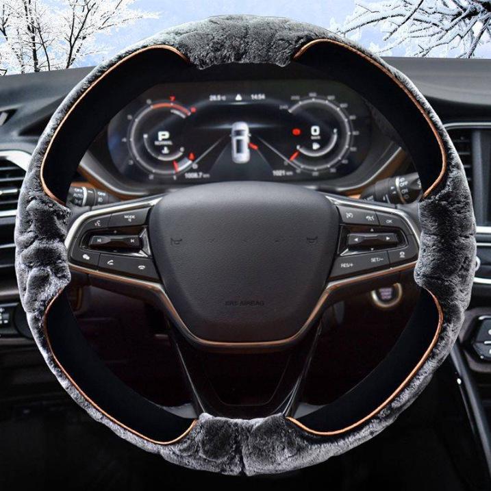 Plush Winter Steering Wheel Cover for GAC Trumpchi GS4, GS8, GS357, Yingbao, Yingku M8, M6, E8, E9