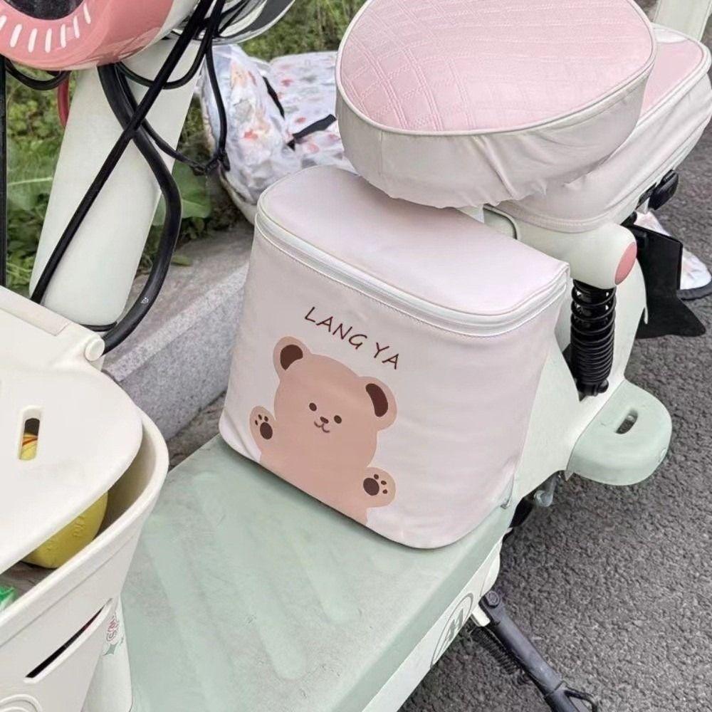 Large Capacity Bicycle Handlebar Bag Cartoon Riding Front Handle Hanging Bag  Outdoor