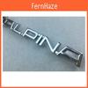 Elegant 3d Metal Front Grille Grill Badge Emblem Silver Decals Hood Car Alpina Logo