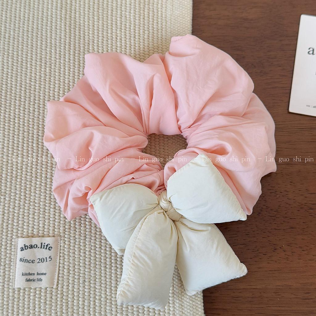 

Korean Sweet Bow Hair Ring Women s New Fashionable and Versatile Hair Tie Hair Accessories