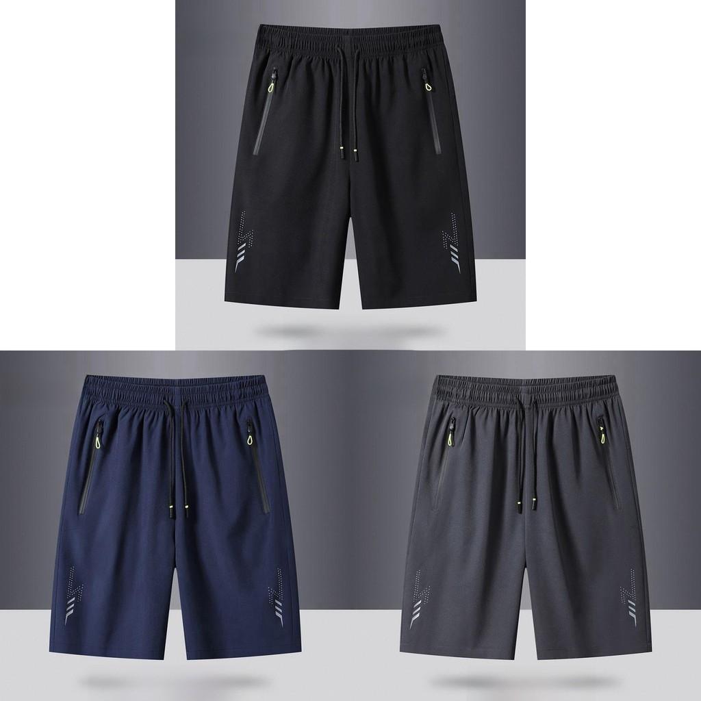 Mens Summer Casual Shorts With High Elastic Bamboo Fiber For Lounge And Sports Activities