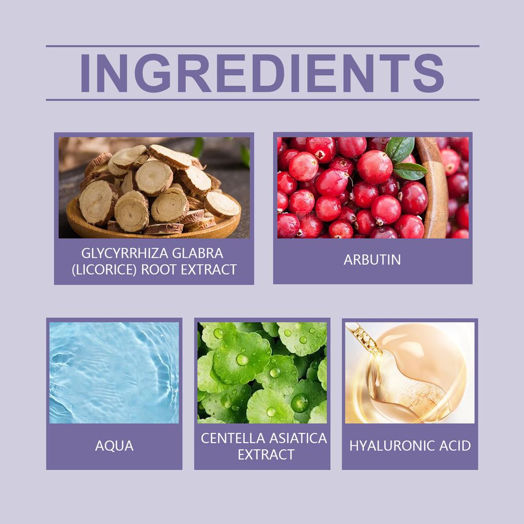 Obličejové sérum rozjasňuje pleť, redukuje tmavé skvrny, zlepšuje elasticitu pleti a uzamyká vlhkost, 50 ml