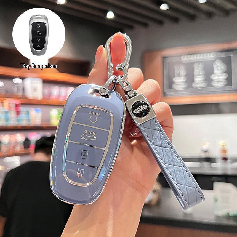 Beijing Hyundai Elantra Key Cover for Yuedong Shengda Mingtu Yixing iX35 - Car Protective Shell Bag