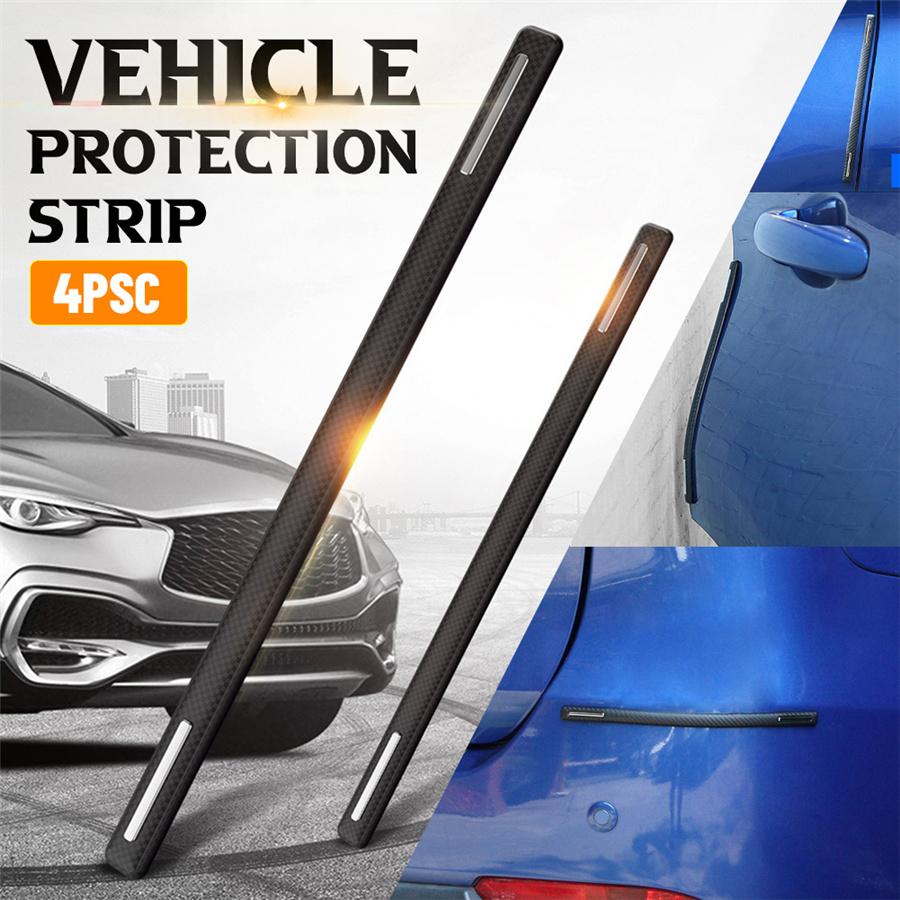4pcs Car Accessories Bumper Corner Guard Cover Anti Scratch Protector Sticker