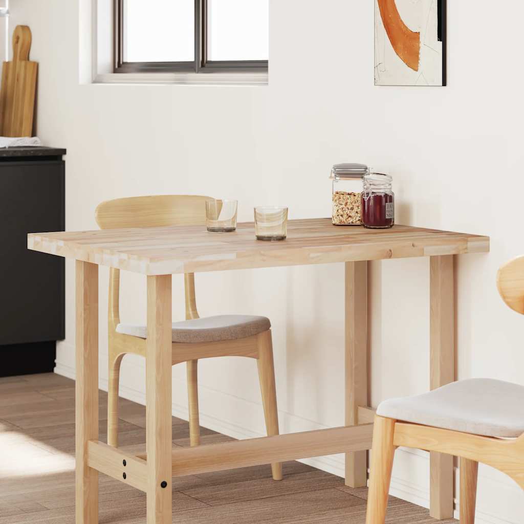 Vidaxl Tabletop, Rectangular, 120X70X4 Cm, Solid Acacia Wood