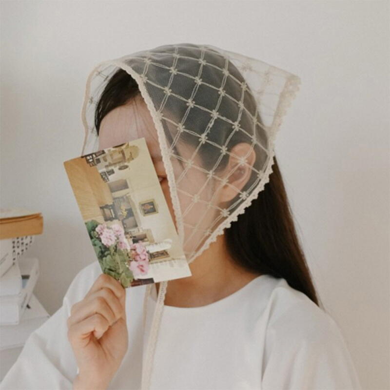 Женская сетчатая вискозная женственная повязка на голову A33563_Ivory