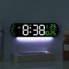 Large Digital Wall Clock Temperature Date Week Timing Lightsensing