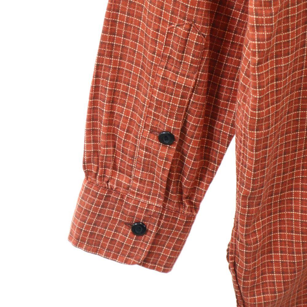 RRL 90s Old Initial Tag Red 3 Stars Long Sleeve Check Shirt S Brick Type Men's Used