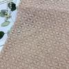 Floral Lace Polyester Spandex Fabric for Women's Dresses, Children's Dresses, Wedding Gowns, and Evening Wear