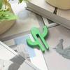 5PCS Multifunctional Cactus Door Clip Hooks Space Saving Plastic Shower Hooks Adjustable No Drilling Installation