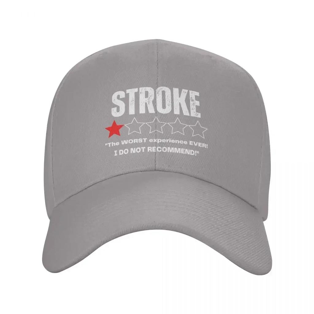 A Funny Review Of Having A Stroke - Stroke  Funny Baseball Cap Military Tactical Cap Bobble Hat Woman Hats Men's