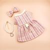 Fashion Cute Pet Princess Dress Soft Thin Design Pet Windbreaker Breathable Pet Clothes Autumn Winter