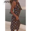 Zaprha2025 New Retro Elegant Polka Dot Asymmetric A Word Skirt Design Sense Niche 6929511