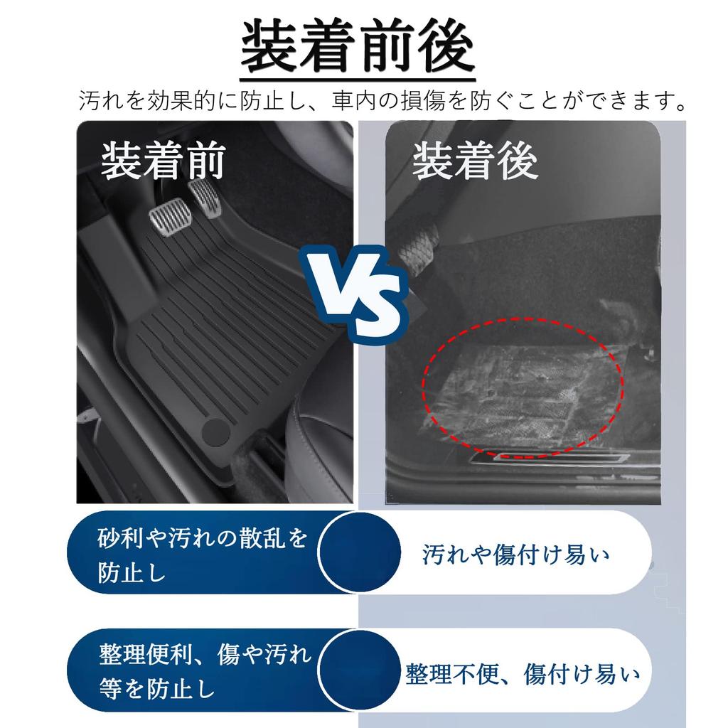 WAIROGA Toyota Hiace 200 Series 3D Floor Hiace TRH KDH2 Series TPE Custom Interior Set Hiace 200 August 2004 Mats, (Types 1/2/3/4/5), Material,