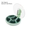 Pill Splitter Box ABS PC Resuable Stainless Steel Slicer Storaging Tablet Divider Office Business Trip Organizer Accessories