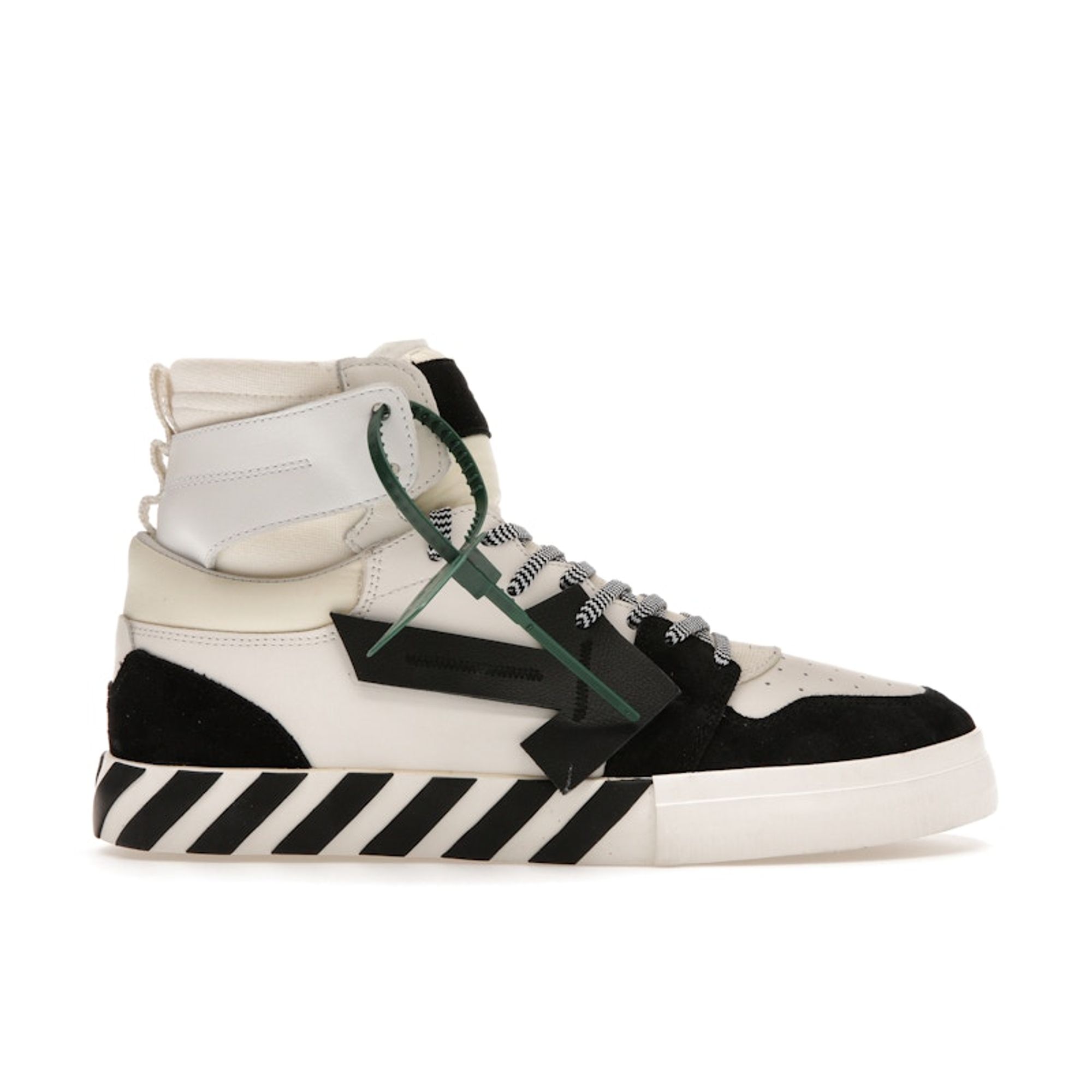 

OFF-WHITE Vulc High White Black Men Sneakers OMIA225S22LEA0010410 40