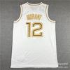 Embroidered Basketball Jersey Memphis Grizzlies Ja Morant 12 Mike Bibby 10 Unisex Performance Sport Shirt
