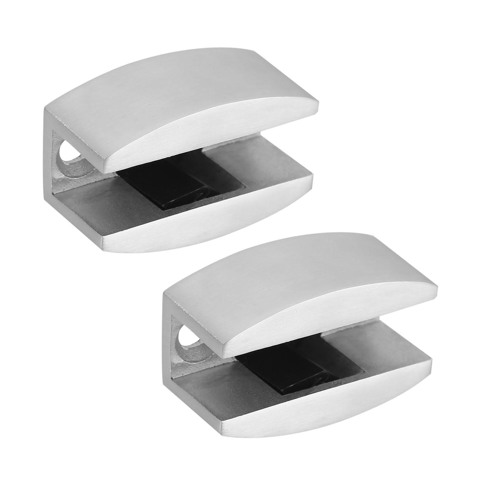 

2pcs Stainless Steel Door Bottom Guides Stable Shower Sliding Door Swing Stoppers for Bedroom Kitchen Doors