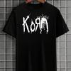 Korn Splatter Logo Rock and Roll Music Black T Shirt Size S 5XL