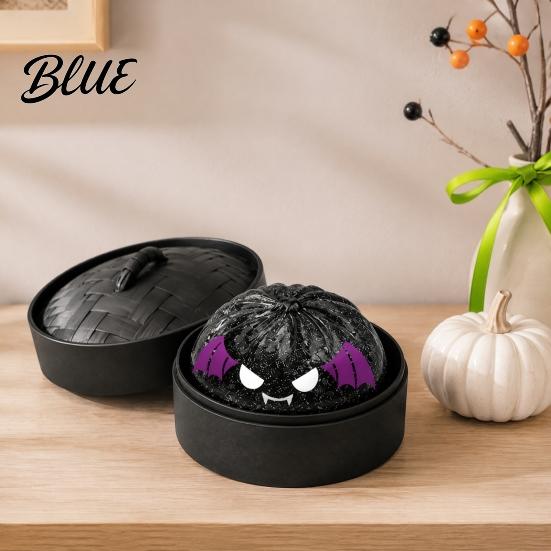 Squeeze Toy with Steamer Box 1/4/5Pcs Halloween Dumpling Box Cartoon Glitter Steamed Bun Stress Relief Toy Ball Fidget for Home Office Toys