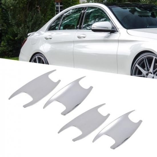 Chrome Door Handle Cup Bowl Cover Trim For Mercedes-Benz C/E CLASS W205 W213