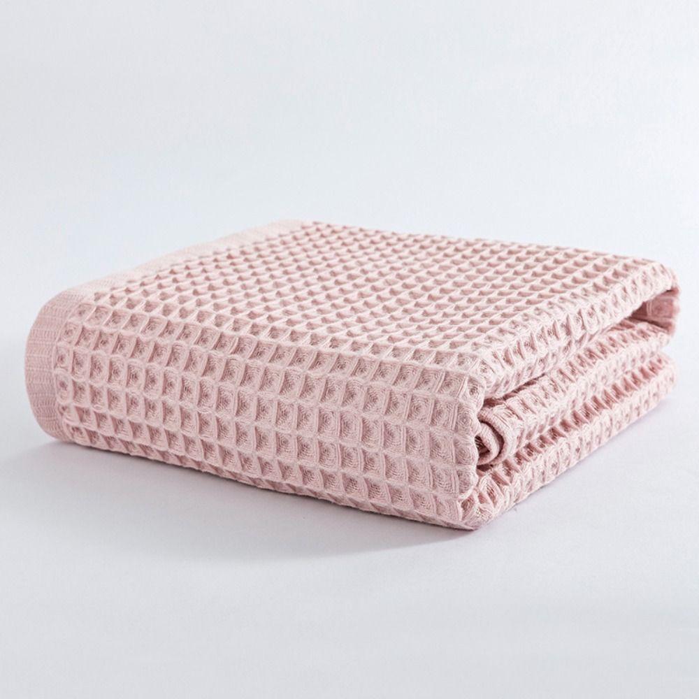 Fashion 70*140cm Cotton Waffle Bath Towel Color Soft Absorbent Wash Towels Home Cleaning Towel Honeycomb Mesh Towel Men Women Adult