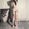 Sexy Underwear, Sexy Lace Suspenders, Integrated Stockings, Seductive Splicing with Feet, Free Stockings, Pure Passion