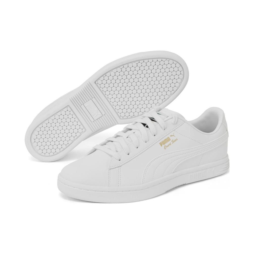 New PUMA Court Star Cushioning Lightweight Low Top Skateboard Shoes Unisex White 384676-04