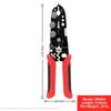 Wire Stripper Crimping Pliers with Cable Cutter and Puller Designed for Electricians and DIY Electrical Repair Projects