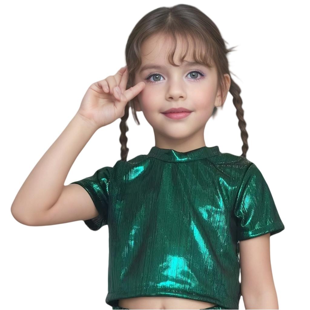 Hip Hop Tanz T-Shirt für Kinder - Lockeres Oberteil mit kurzen Ärmeln