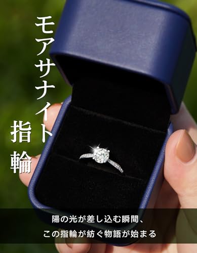 MomentWish Engagement Ring for Women, 1 Carat Moissanite In Sterling Silver, Perfect for Proposals, Wedding Anniversaries, and As a Popular Gift for M