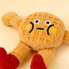 Crinkle Sound Cat Toy Catnip Cat Chew Toy Interactive Plush Waffle Kitten Teething Toy for Indoor Cats Biting Entertainment