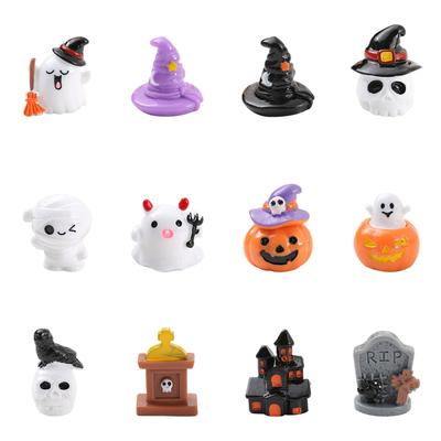 Set of 20 Cute Resin Halloween Miniature Witch and These Miniature Ornaments Make Great Tabletop Potted or Gardening A Great Gift for Figurines