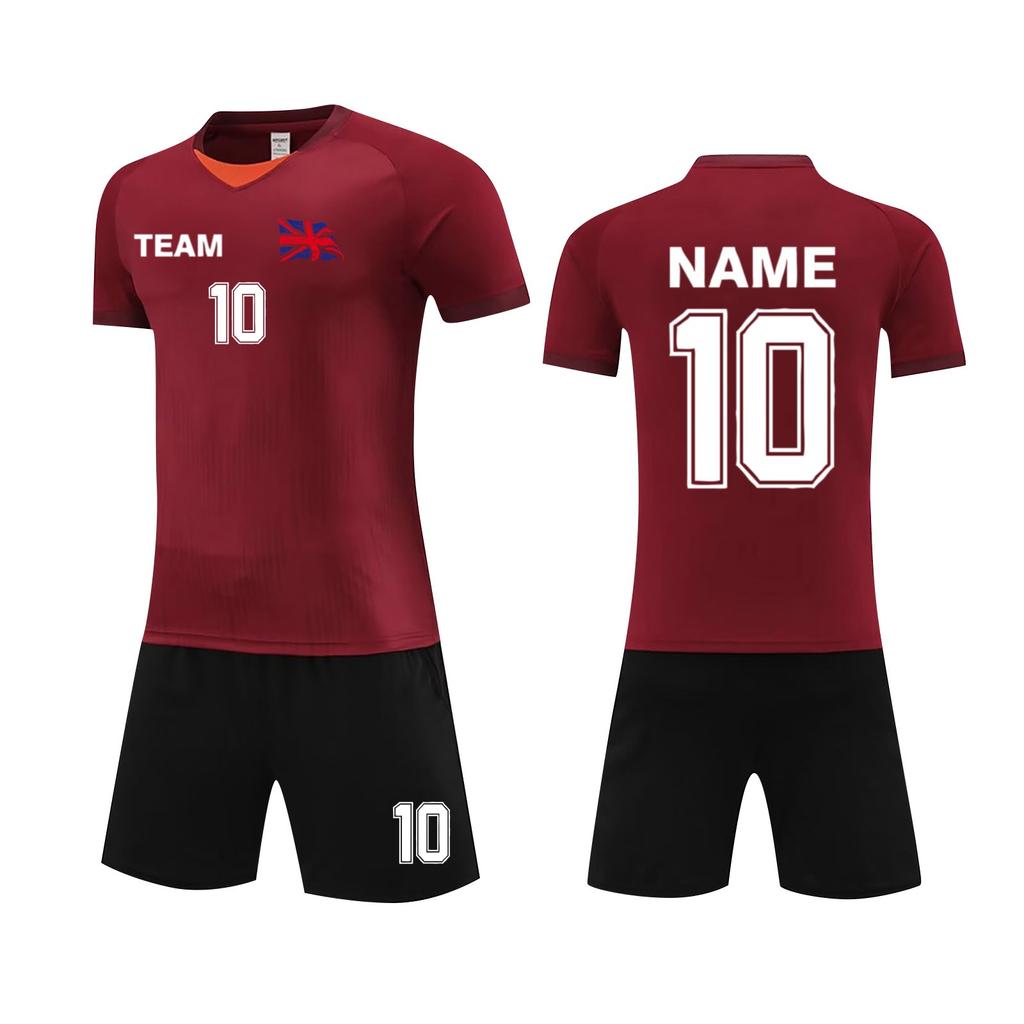 DIY-tilpassede fotballdrakter i to deler for voksne og barn