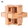 Classic Wooden Puzzle Cube Ball Kongming Luban Lock Brain Teaser Adults Toy