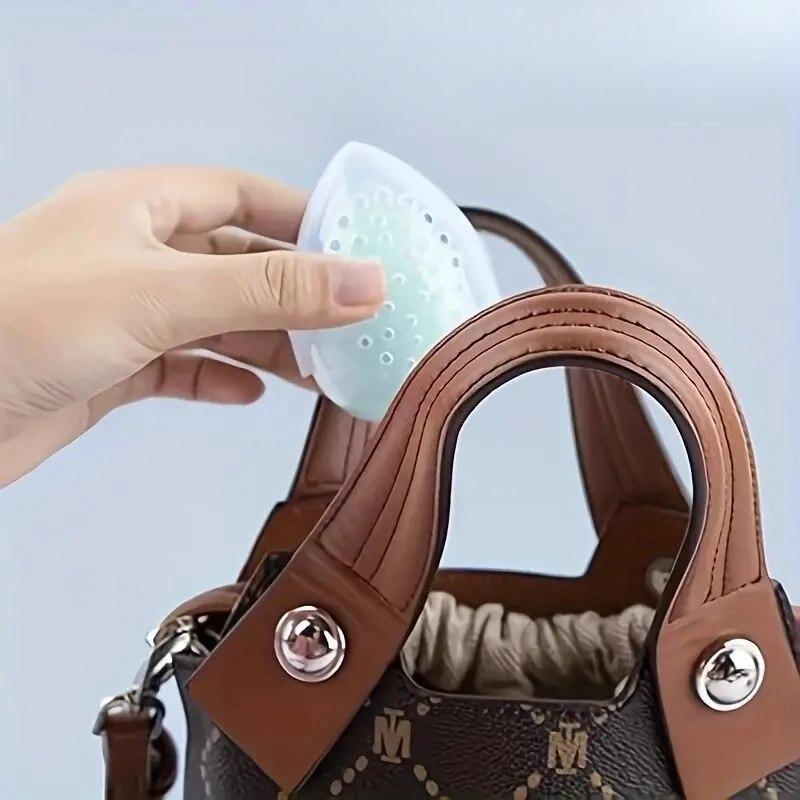 2pcs Egg-Shaped Makeup Sponge Holder-Transparent Pink Portable Travel Organizer with Ventilation Holes,Compact Bathroom Storage