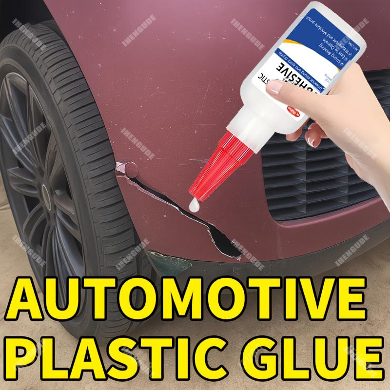 Car Bumper Glue - Special Adhesive for Hard Plastics, Strong Universal Glue for Welding, Repairing Plastic Parts, Rearview Mirror Bases, Damage an