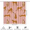 Cat Shower Curtain Cute Kitten Bathroom Decor Animal Pattern Washable Fabric Liner Modern Home Decor Vintage Style Washable