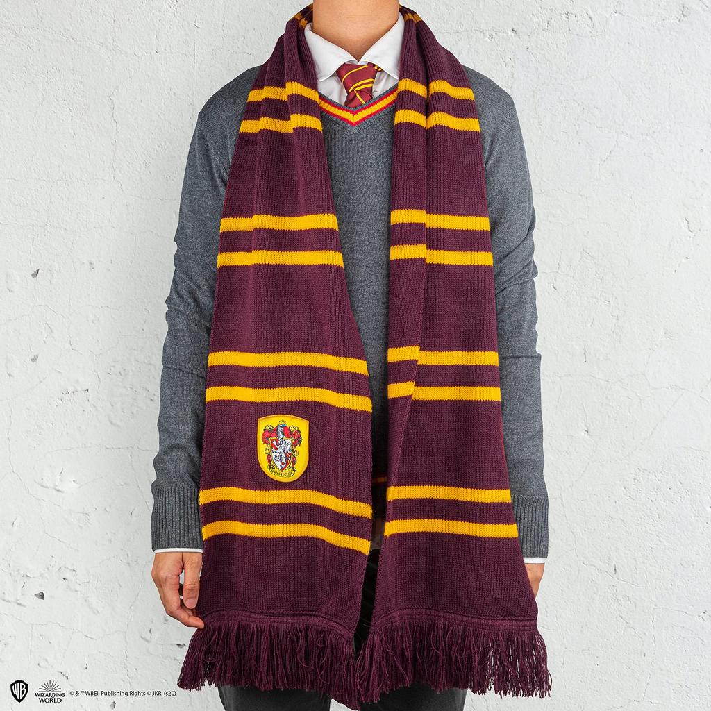 Cinereplicas Harry Potter Echarpe Acrylic Scarf [Official Japanese Retailer Product] One Size Gryffondor Purple et Or 3760166567157