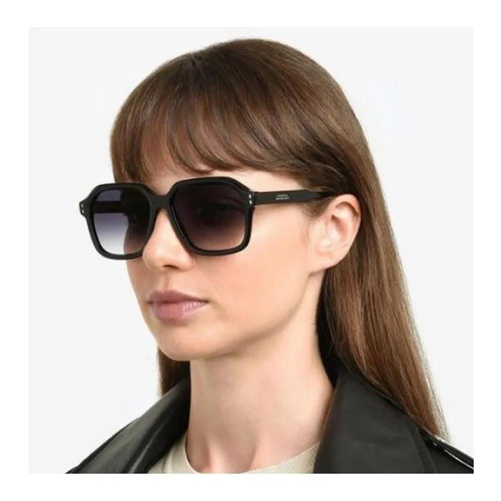 

[VIVIENNE WESTWOOD] Isabel Marant Sunglasses IM0153GS 8079O Oversized Square Black Horn-rimmed Gray Gradient