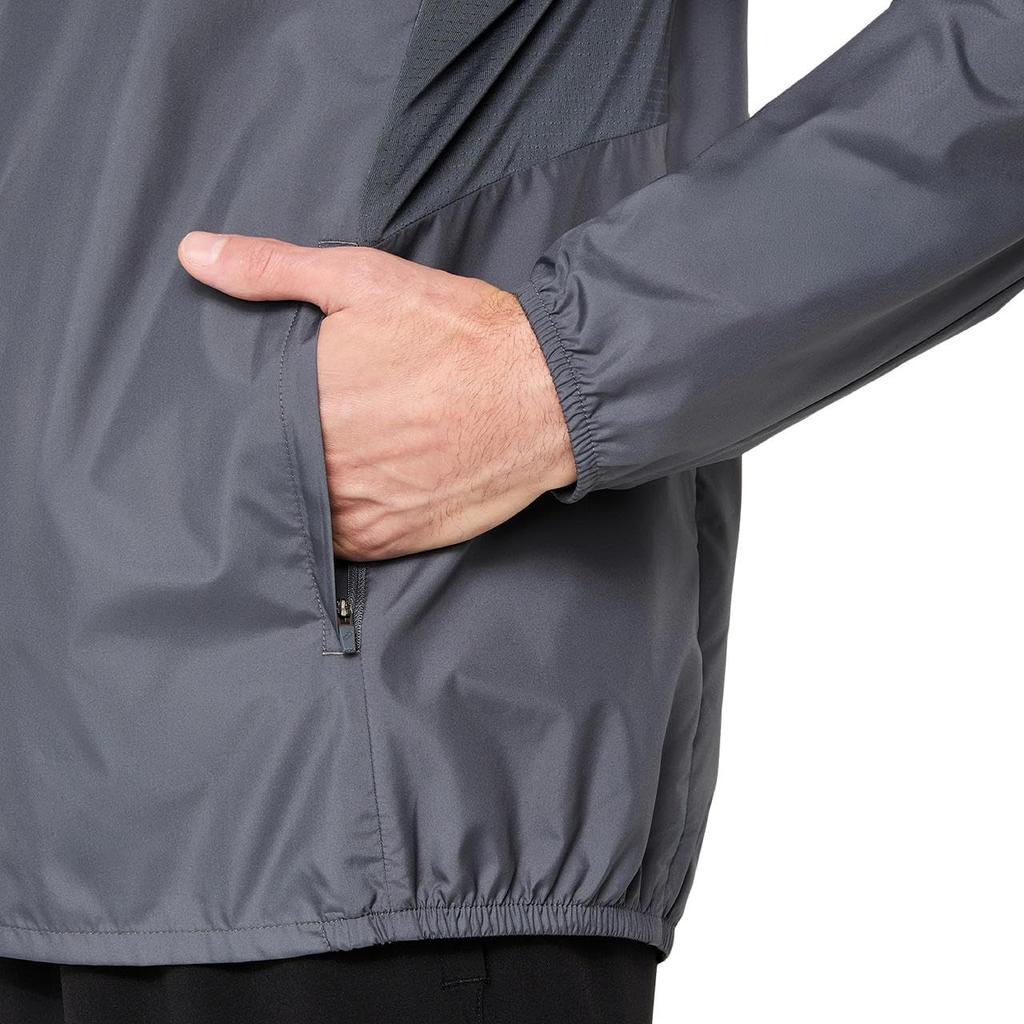 Running Wear SILVER JACKET 2011D235 020 S [ASICS] Men's (CARRIER GREY)