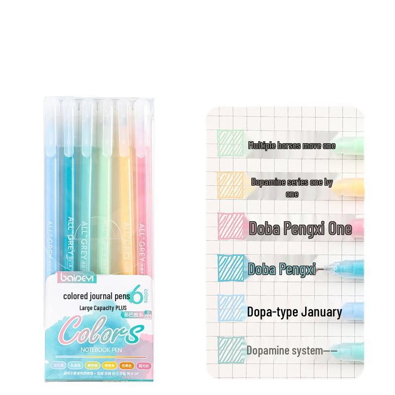 Regenbogen Acryl Textmarker - Bluten nicht aus, Ideal für Kinderzeichnungen & Journaling
