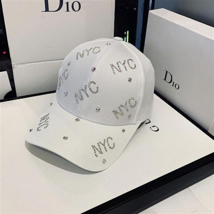 Frühlings- und Sommerhüte für Damen mit Strasssteinen, lässige Entenzungenhüte, Sonnenschutzhüte, Baseballmützen mit Buchstaben