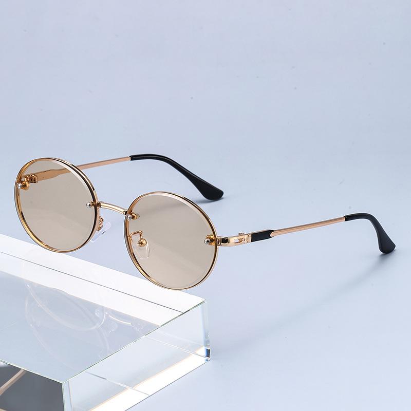 Xiaomi Vintage Round Metal Sunglasses for Men Women UV400 Gradient Lens Retro Outdoor Driving Beach Eyewear