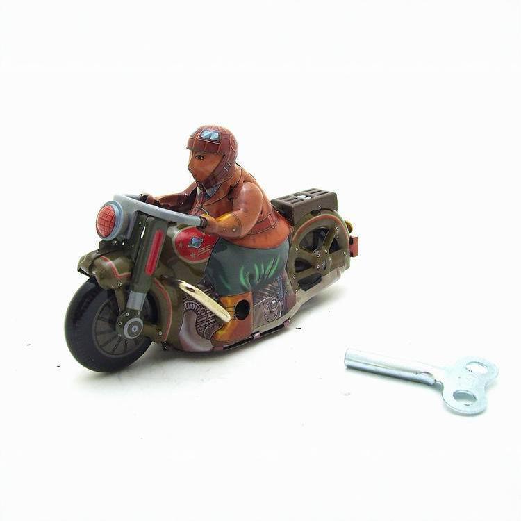 MS448 Nostalgic Tin Motorcycle Toy - Personalized Ornament, Creative Gift Standard